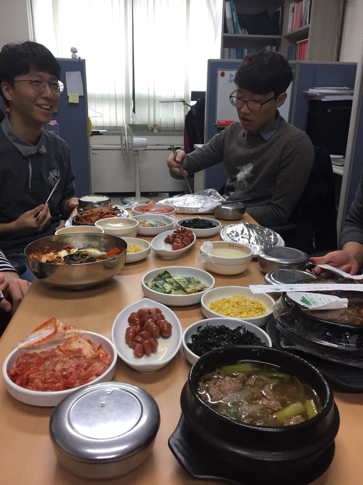 Dinner at Hanyang University, 2017.